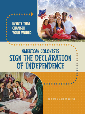 cover image of American Colonists Sign the Declaration of Independence
